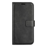 EIDERWOOD iPhone 17e / 16e Kunstskinn Flip Deksel - Svart