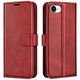 EIDERWOOD iPhone 17e / 16e Kunstskinn Flip Deksel - Rød