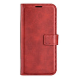 EIDERWOOD iPhone 17e / 16e Kunstskinn Flip Deksel - Rød