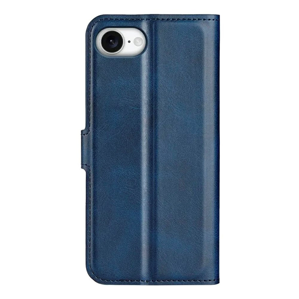 EIDERWOOD iPhone 17e / 16e Kunstskinn Flip Deksel - Blå