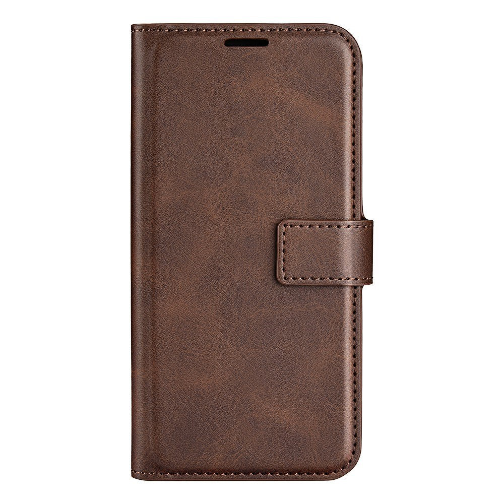 EIDERWOOD iPhone 17e / 16e Kunstskinn Flip Deksel - Brun