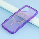 EIDERWOOD iPhone 16 Plus Plast Glitter Deksel - MagSafe Kompatibelt - Lilla