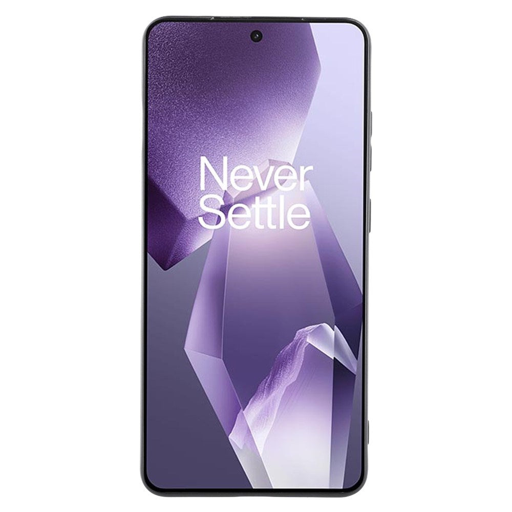 EIDERWOOD OnePlus 13R Fleksibelt Plast Deksel - Blank Overflate - Svart