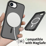 EIDERWOOD iPhone 17e / 16e Matt Hybrid Deksel - MagSafe Kompatibel - Gjennomsiktig / Blå