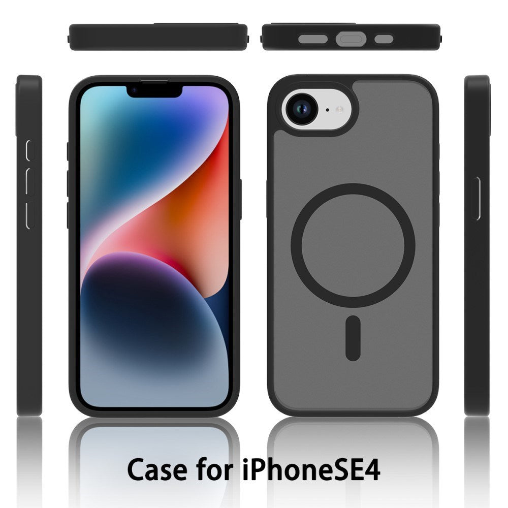 EIDERWOOD iPhone 17e / 16e Matt Hybrid Deksel - MagSafe Kompatibel - Gjennomsiktig / Blå