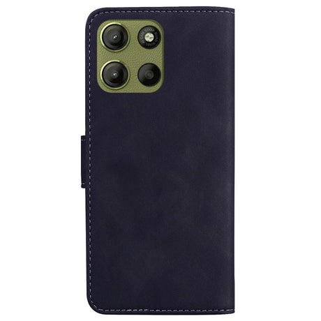 EIDERWOOD Motorola Moto G17 Power / G17 / G15 Kunstskinn Flip Deksel m. Kortholder & Ståfunksjon - Svart