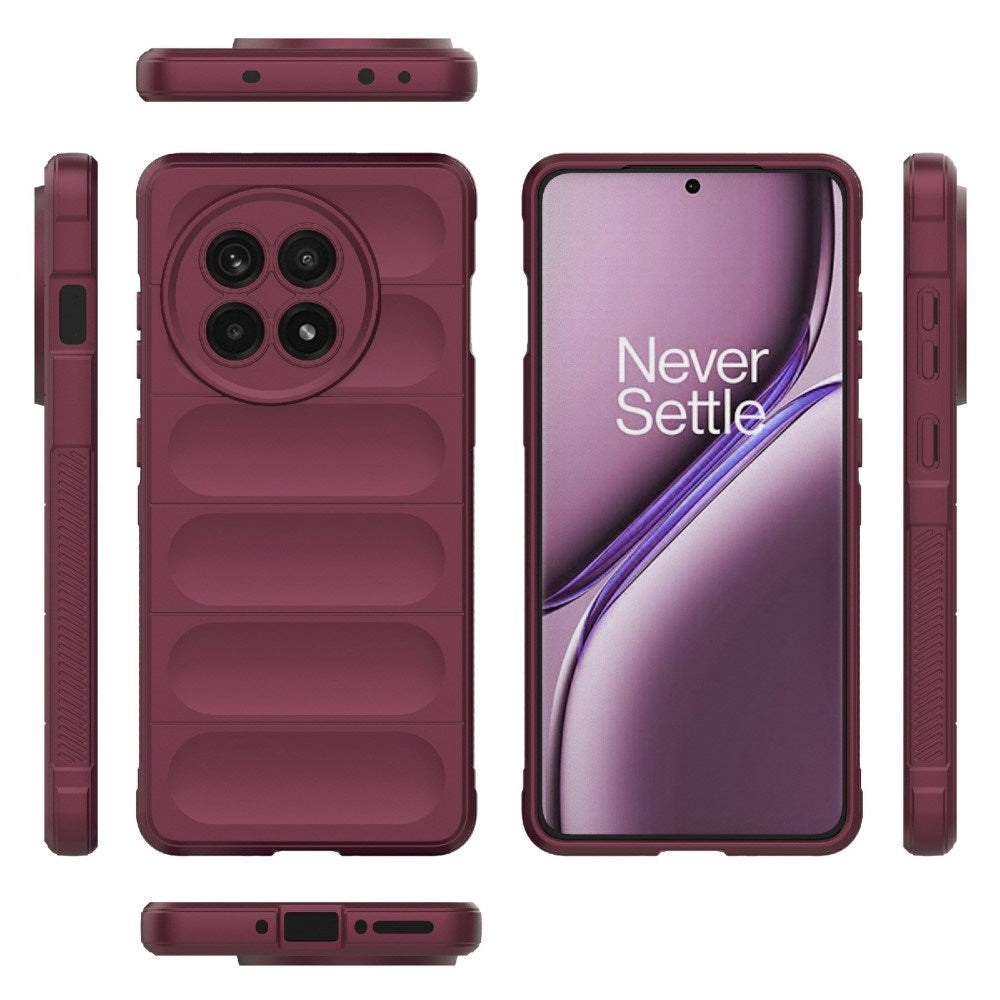 EIDERWOOD OnePlus 13R Fleksibelt Plastdeksel - Vinrød