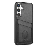 EIDERWOOD Samsung Galaxy A56 (5G) Kunstskinn Bak Deksel m. Kortholder - Svart