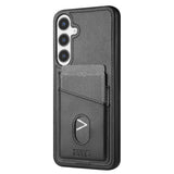 EIDERWOOD Samsung Galaxy A56 (5G) Kunstskinn Bak Deksel m. Kortholder - Svart