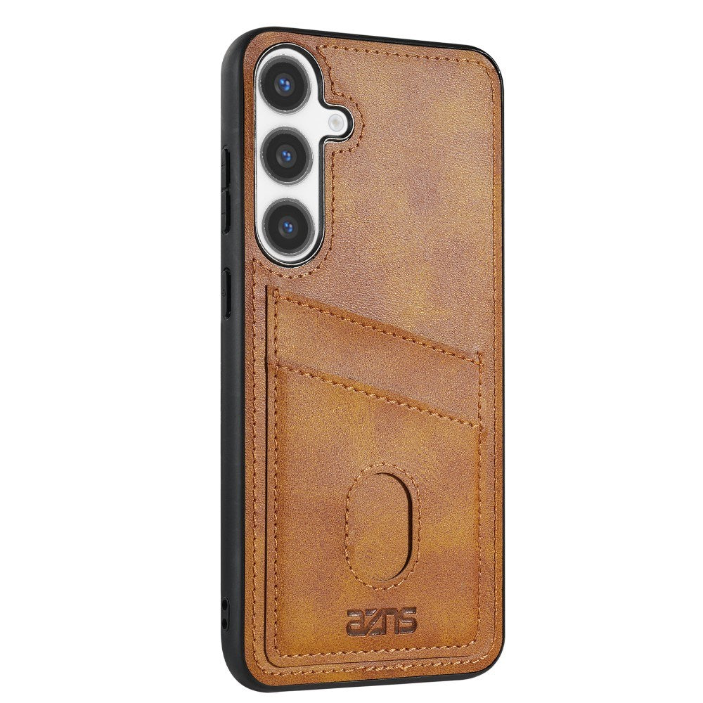 EIDERWOOD Samsung Galaxy A56 (5G) Kunstskinn Bak Deksel m. Kortholder - Brun