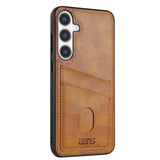 EIDERWOOD Samsung Galaxy A56 (5G) Kunstskinn Bak Deksel m. Kortholder - Brun