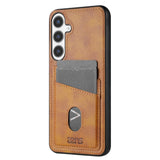 EIDERWOOD Samsung Galaxy A56 (5G) Kunstskinn Bak Deksel m. Kortholder - Brun