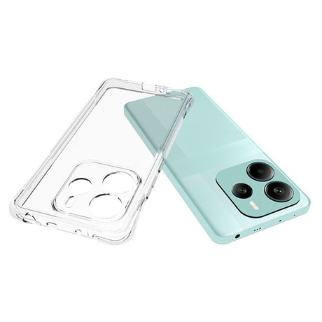 EIDERWOOD Xiaomi Redmi Note 14 (5G) Plast Deksel m. Støtdempende Hjørner - Gjennomsiktig