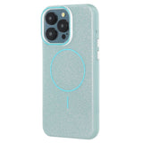 EIDERWOOD iPhone 15 Pro Plast Glitter Deksel - MagSafe Kompatibel - Grønn
