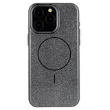 EIDERWOOD iPhone 15 Pro Plast Glitter Deksel - MagSafe Kompatibel - Svart