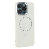 EIDERWOOD iPhone 15 Pro Plast Glitter Deksel - MagSafe Kompatibel - Sølv