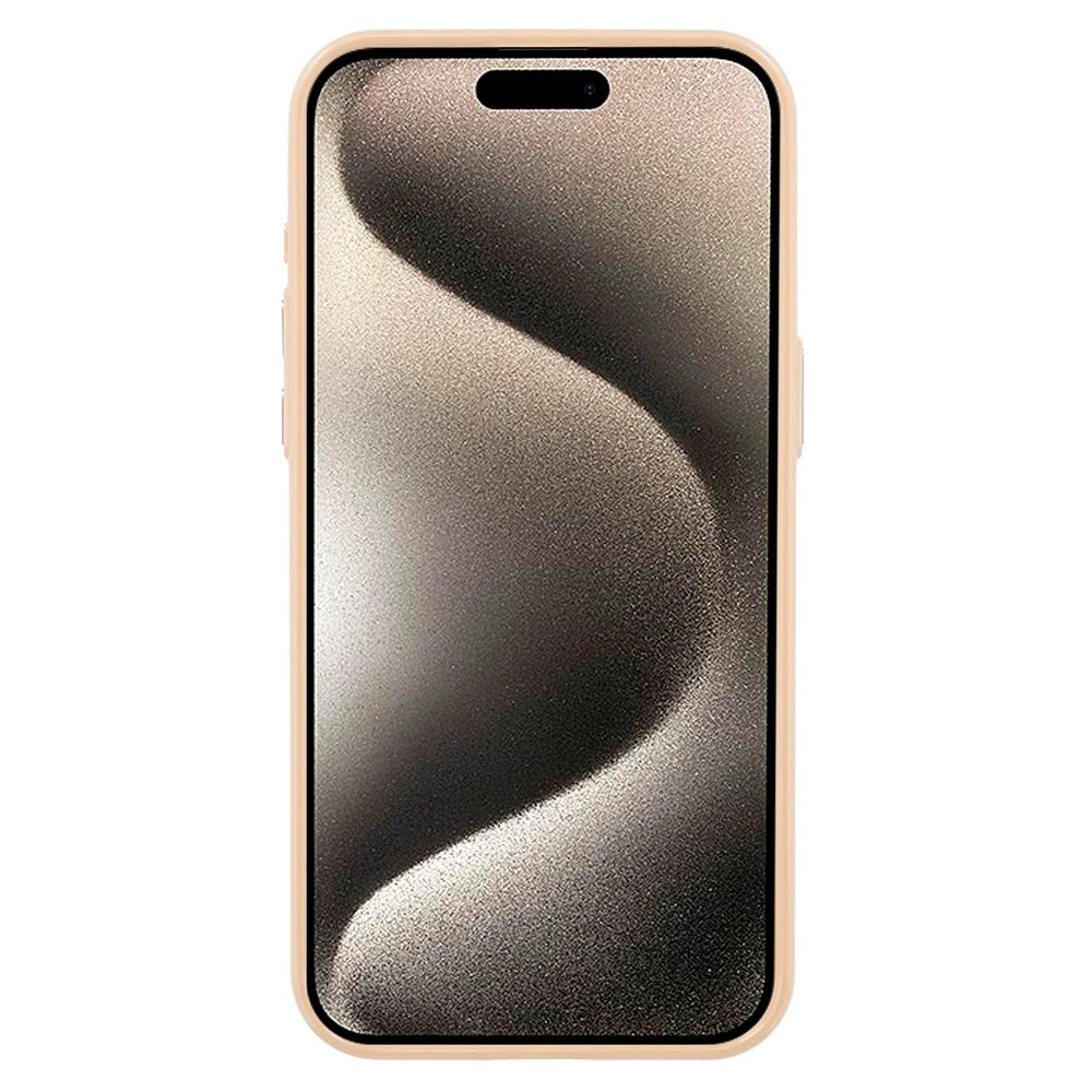 EIDERWOOD iPhone 15 Pro Plast Glitter Deksel - MagSafe Kompatibel - Gull