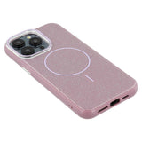 EIDERWOOD iPhone 15 Pro Plast Glitter Deksel - MagSafe Kompatibel - Lilla