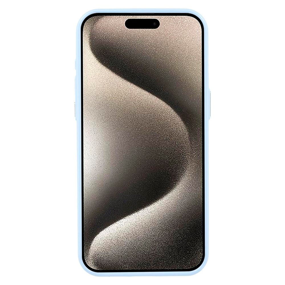EIDERWOOD iPhone 15 Pro Plast Glitter Deksel - MagSafe Kompatibel - Blå