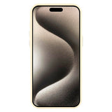 EIDERWOOD iPhone 15 Pro Plast Glitter Deksel - MagSafe Kompatibel - Gul