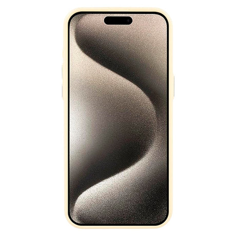 EIDERWOOD iPhone 15 Pro Plast Glitter Deksel - MagSafe Kompatibel - Gul