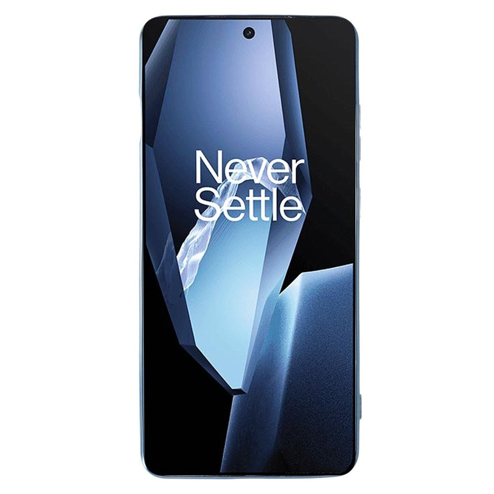OnePlus 13R Fleksibelt Plast Deksel med 2 x Nøkkelbånd - Blå