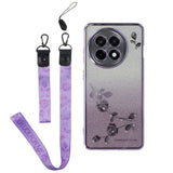 OnePlus 13R Fleksibelt Plast Deksel med 2 x Nøkkelbånd - Lilla