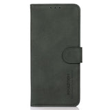 Xiaomi Redmi Note 14 (5G) KHAZNEH Kunstskinn Flip Deksel m. Kortholder & Ståfunksjon - Grønn
