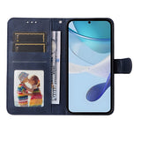 EIDERWOOD Realme 14X (5G) / C75 Kunstskinn Flip Deksel m. Stropp - Blå