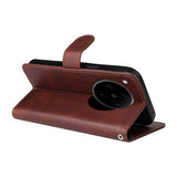 Motorola Edge 60 Neo / 50 Neo / ThinkPhone 25 EIDERWOOD Kunstskinn Flip Deksel med Strop - Brun