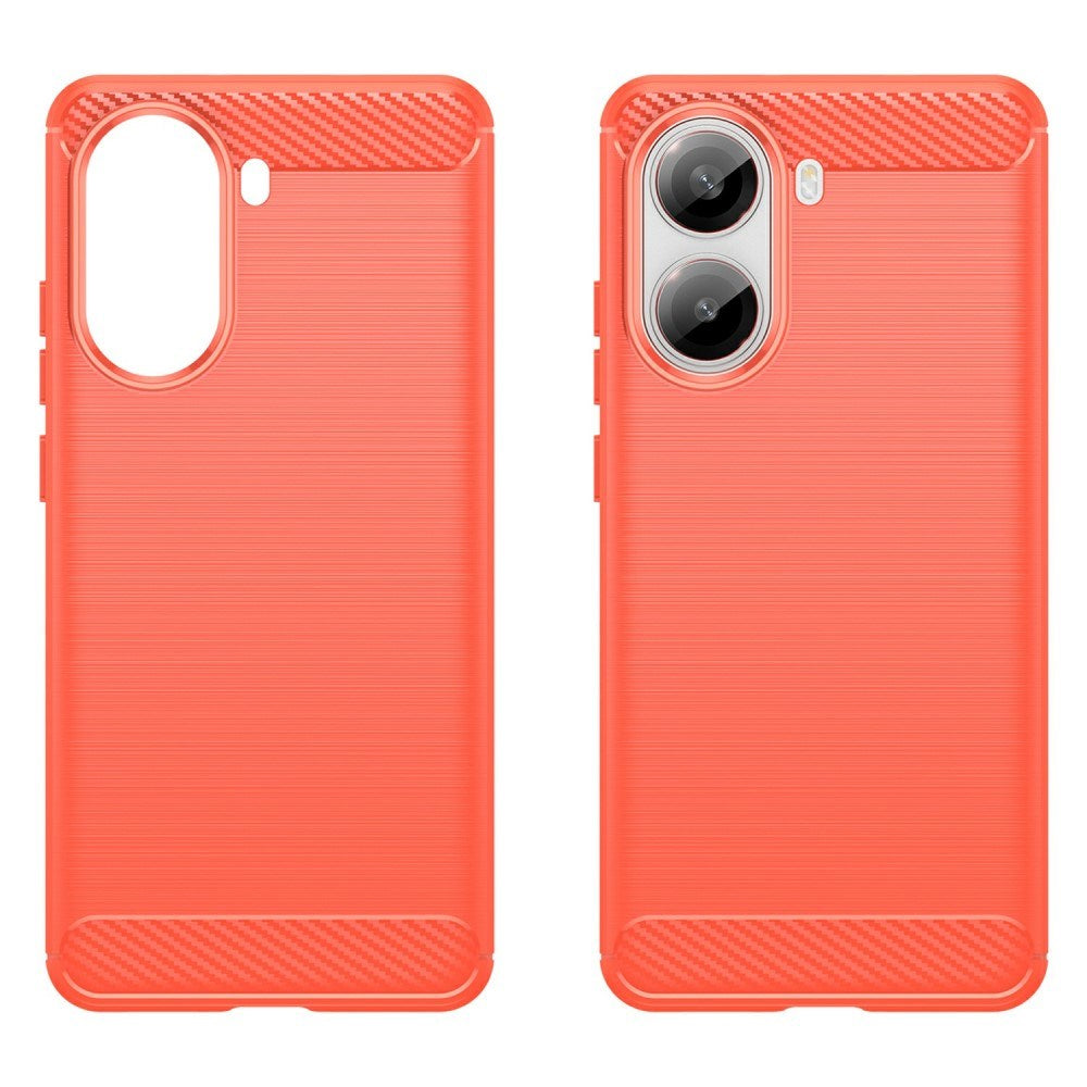 EIDERWOOD Xiaomi Poco X7 Pro Brushed Carbon Deksel - Rød