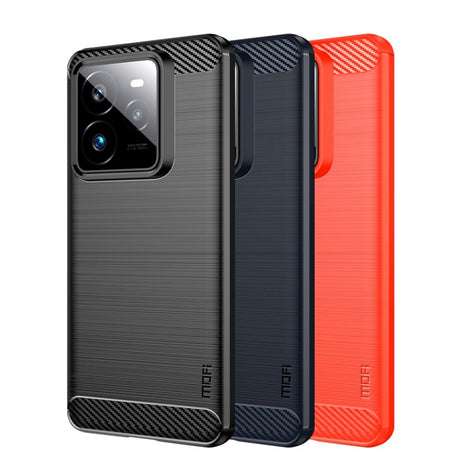 Realme GT 7 Pro (5G) Brushed Carbon Deksel - Rød