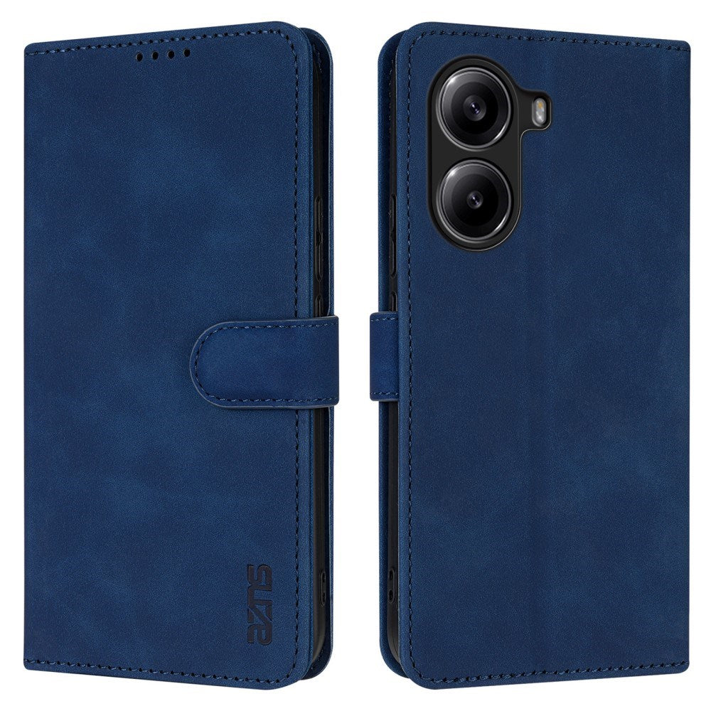EIDERWOOD Xiaomi Poco X7 Pro Kunstskinn Flip Deksel m. Kortholder & Ståfunksjon - Blå
