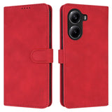 EIDERWOOD Xiaomi Poco X7 Pro Kunstskinn Flip Deksel m. Kortholder & Ståfunksjon - Rød