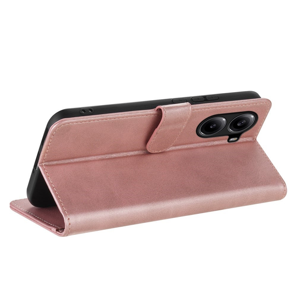 EIDERWOOD Xiaomi Poco X7 Pro Kunstskinn Flip Deksel m. Kortholder & Ståfunksjon - Rose Gold