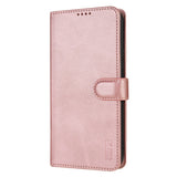 EIDERWOOD Xiaomi Poco X7 Pro Kunstskinn Flip Deksel m. Kortholder & Ståfunksjon - Rose Gold