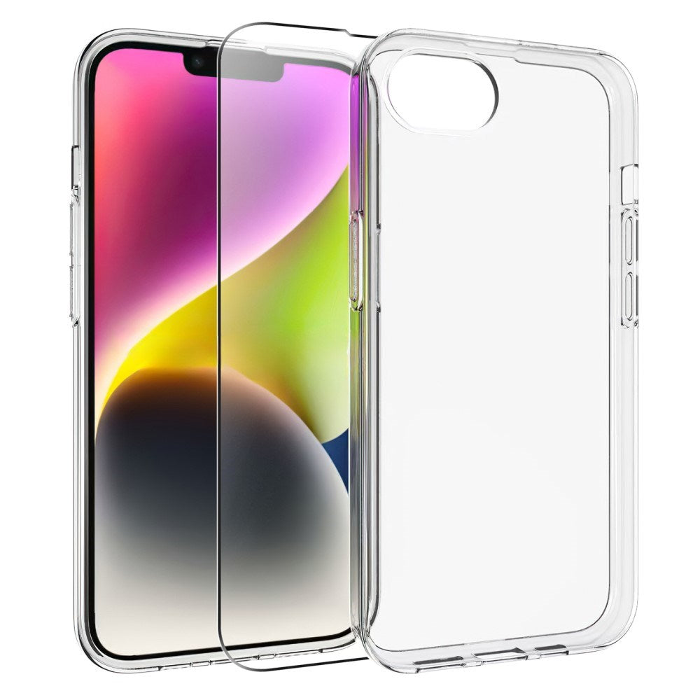 EIDERWOOD iPhone 17e / 16e Fleksibelt Plastdeksel med Skjermbeskyttelse - Gjennomsiktig