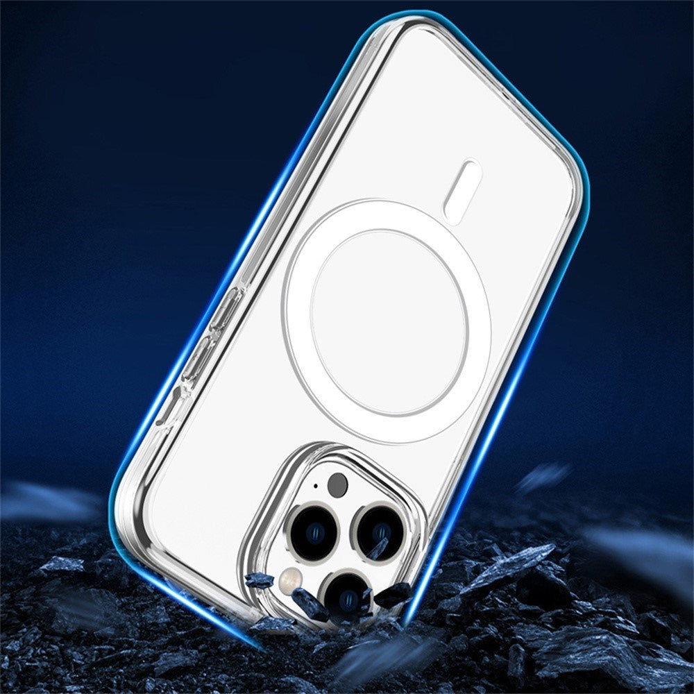 iPhone 14 Pro EIDERWOOD Hybrid Magnetic Deksel - MagSafe Kompatibel - Gjennomsiktig