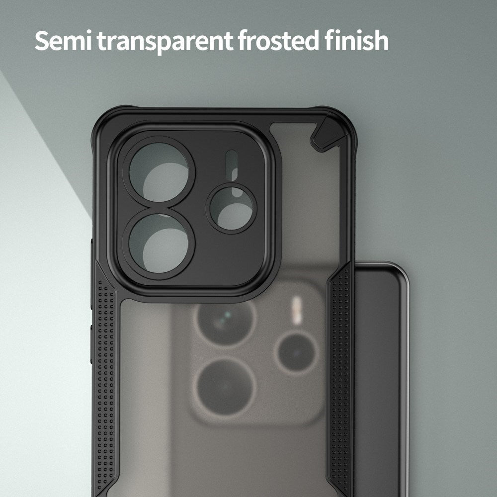 EIDERWOOD Xiaomi Redmi Note 14 (5G) Hybrid Plast Bak Deksel - Svart