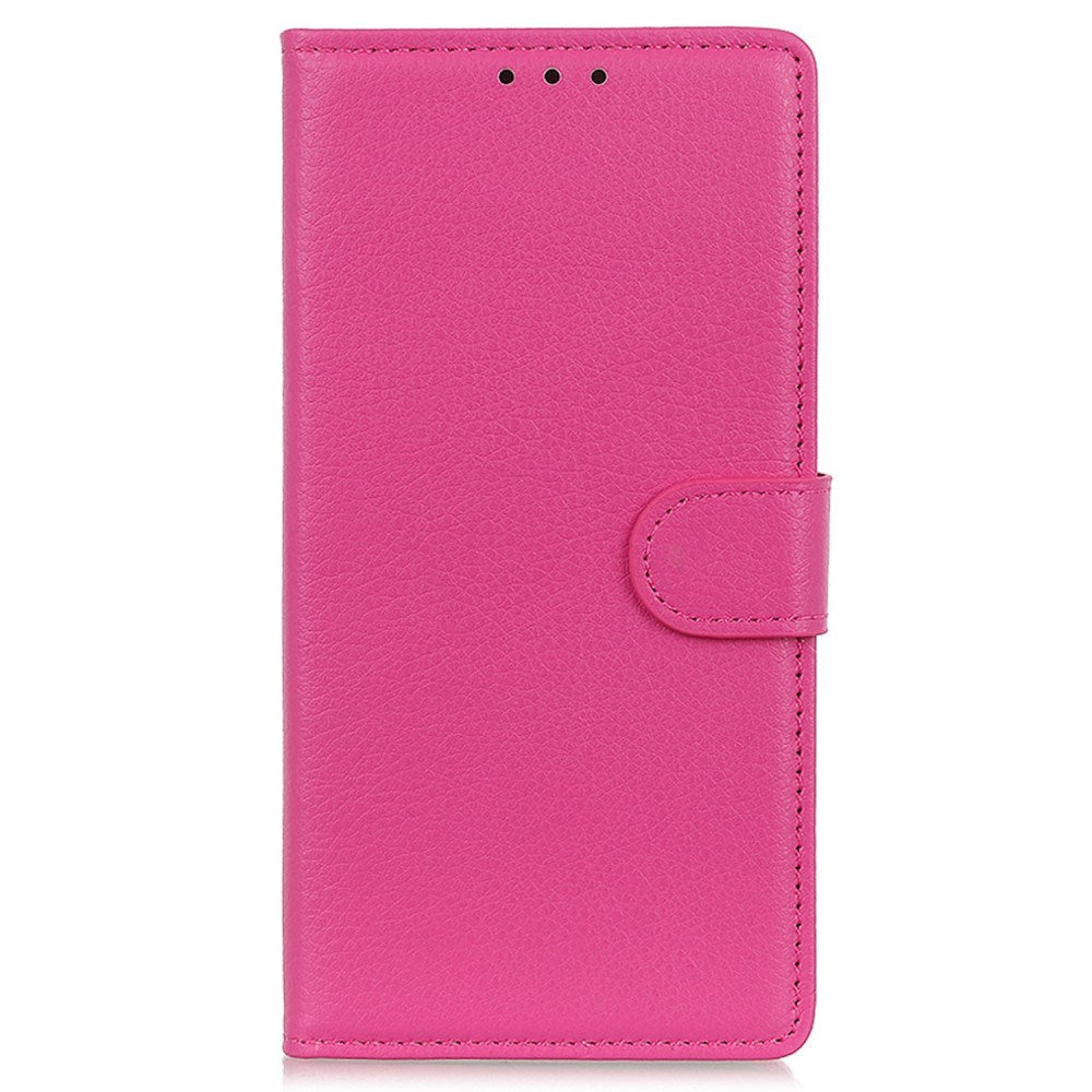 EIDERWOOD Xiaomi Poco X7 Pro Litchi Kunstskinn Flip Deksel med Lommebok - Rosa