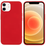 EIDERWOOD iPhone 12 Mini Fleksibelt Plast Deksel - Rød