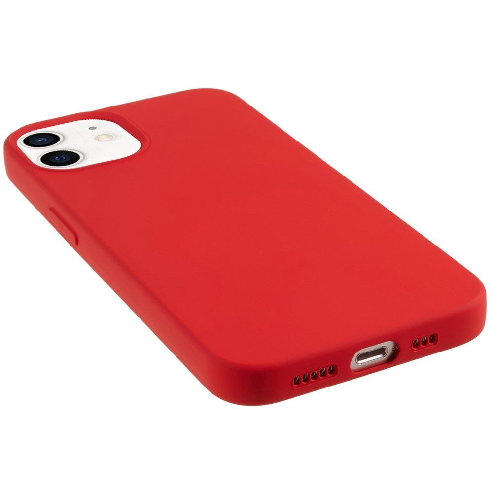 EIDERWOOD iPhone 12 Mini Fleksibelt Plast Deksel - Rød