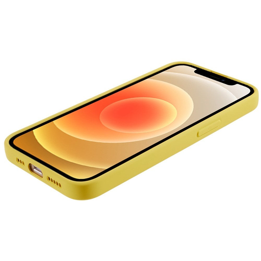 EIDERWOOD iPhone 12 Mini Fleksibelt Plast Deksel - Gul