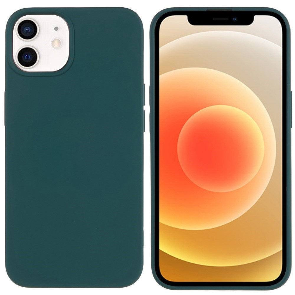 EIDERWOOD iPhone 12 Mini Fleksibelt Plast Deksel - Mørkegrønn