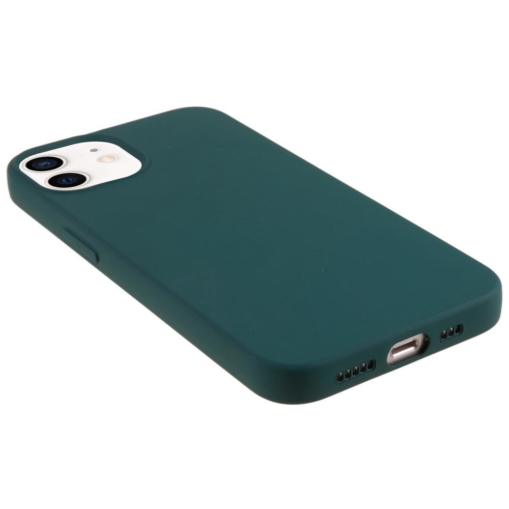 EIDERWOOD iPhone 12 Mini Fleksibelt Plast Deksel - Mørkegrønn