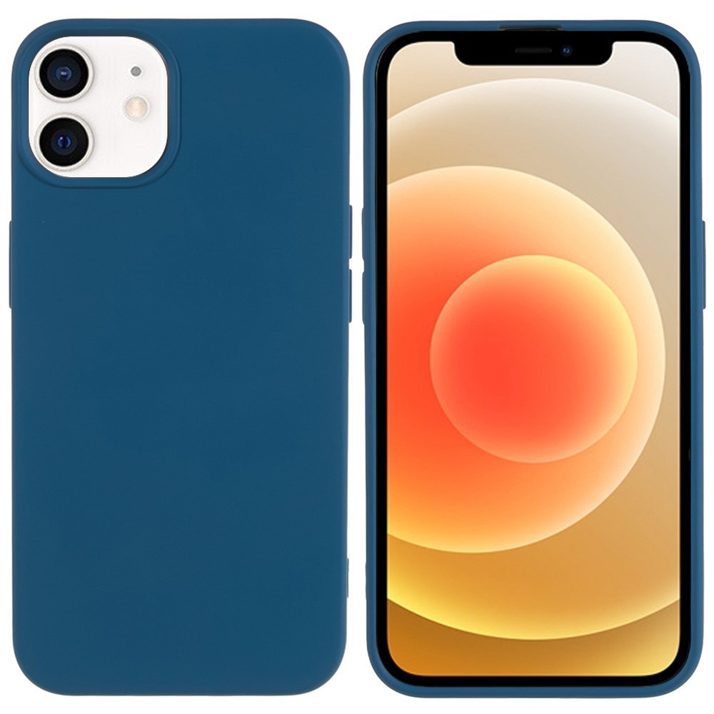 EIDERWOOD iPhone 12 Mini Fleksibelt Plast Deksel - Mørk Blå