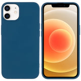 EIDERWOOD iPhone 12 Mini Fleksibelt Plast Deksel - Mørk Blå