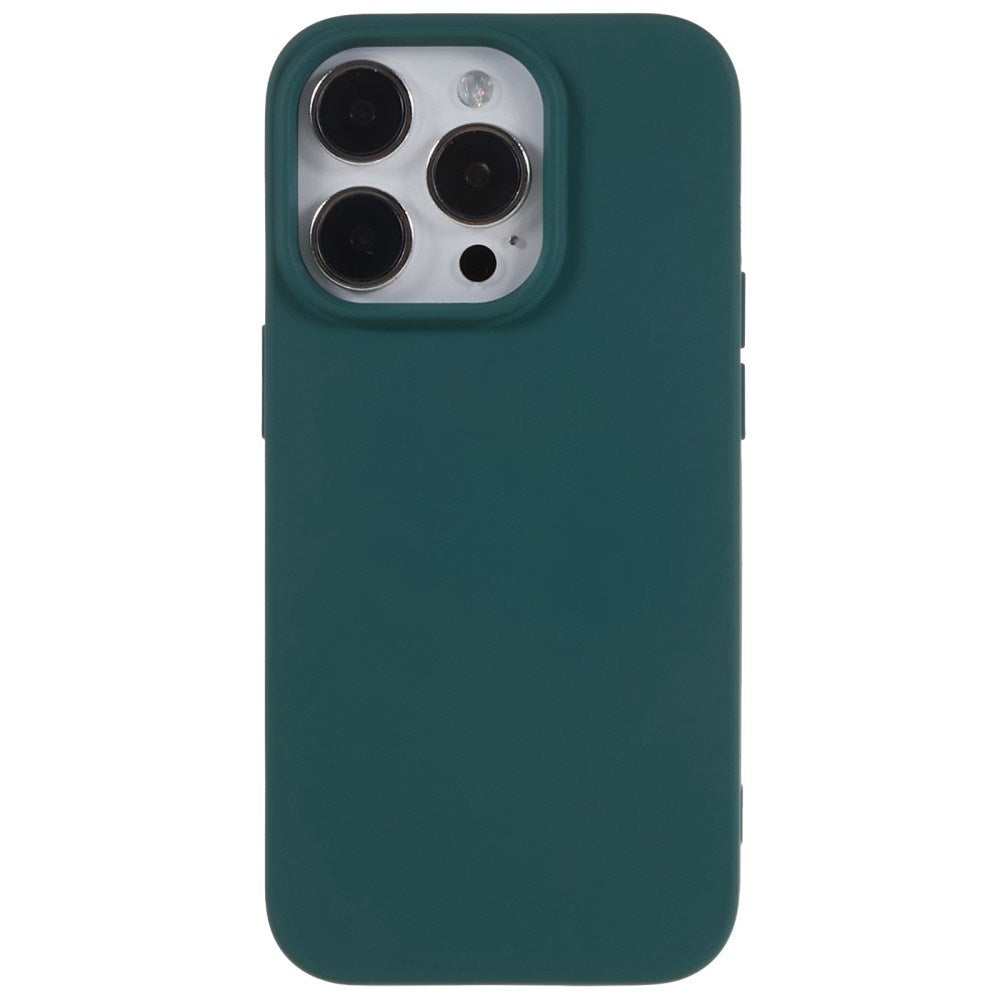 EIDERWOOD iPhone 14 Pro Max Fôret Fleksibelt Plast Deksel - Mørk Grønn