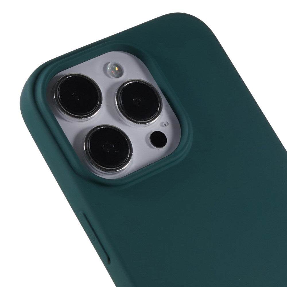 EIDERWOOD iPhone 14 Pro Max Fôret Fleksibelt Plast Deksel - Mørk Grønn