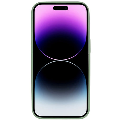 EIDERWOOD iPhone 14 Pro Max Fôret Fleksibelt Plast Deksel - Lysegrønn